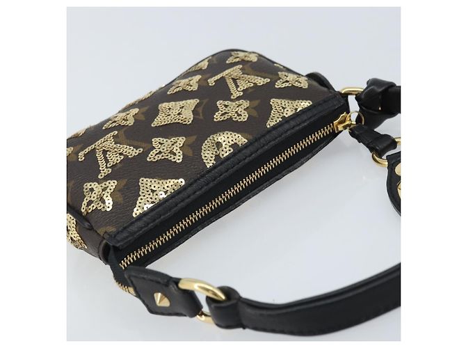 LOUIS VUITTON Eclipse Sequins Mini Pochette Accessoires M60125 LV - vista 6