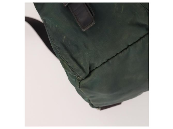 PRADA Backpack Nylon Green Silver - vista 17