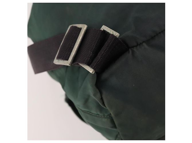 PRADA Backpack Nylon Green Silver - vista 19