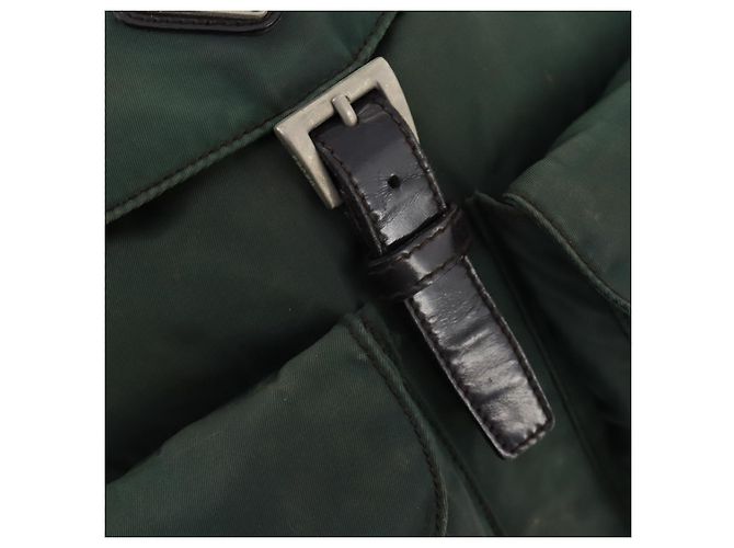 PRADA Backpack Nylon Green Silver - vista 21