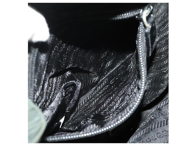 PRADA Backpack Nylon Green Silver - vista 27