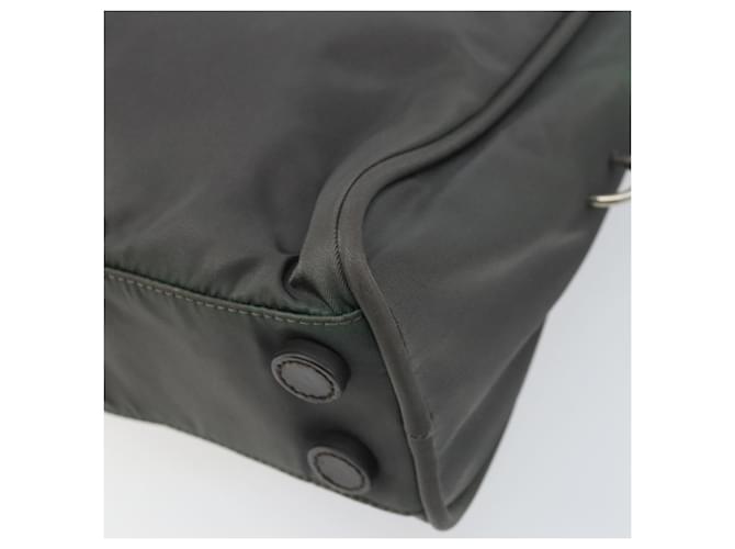 PRADA Hand Bag Nylon Gray Silver - vista 16