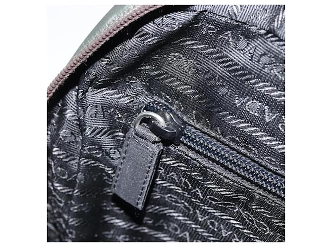 PRADA Hand Bag Nylon Gray Silver - vista 23