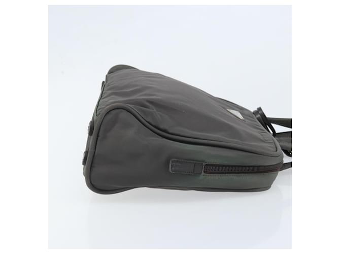 PRADA Hand Bag Nylon Gray Silver - vista 3