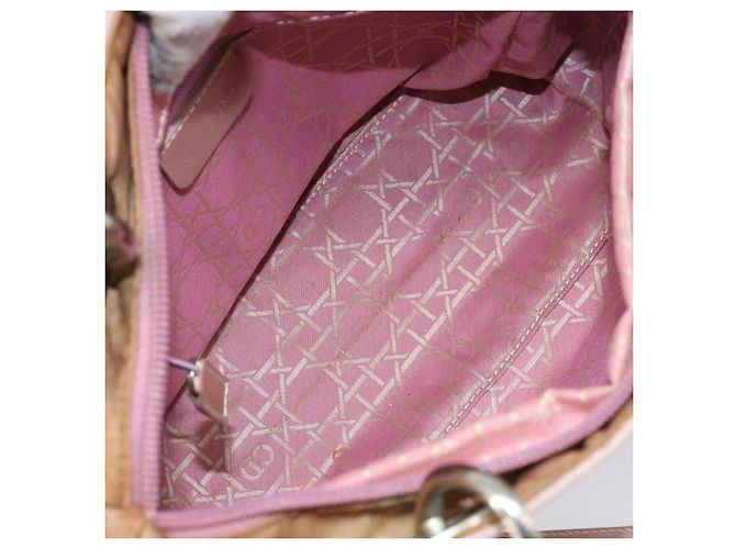 Christian Dior Canage Hand Bag Nylon 2way Pink Silver - vista 20