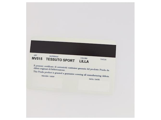 PRADA Backpack Nylon Pink Silver - vista 12