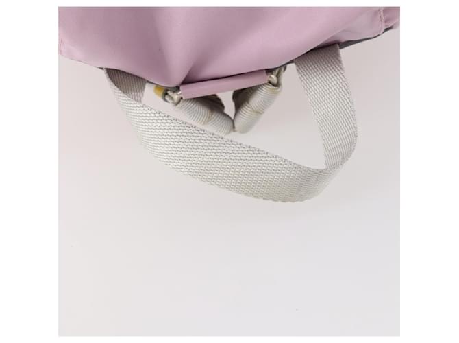 PRADA Backpack Nylon Pink Silver - vista 14