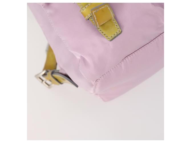PRADA Backpack Nylon Pink Silver - vista 18