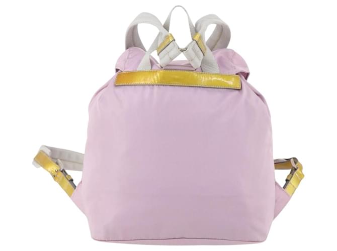 PRADA Backpack Nylon Pink Silver - vista 2