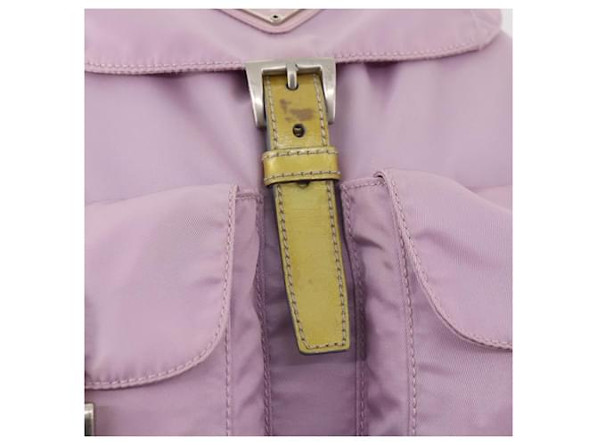 PRADA Backpack Nylon Pink Silver - vista 22