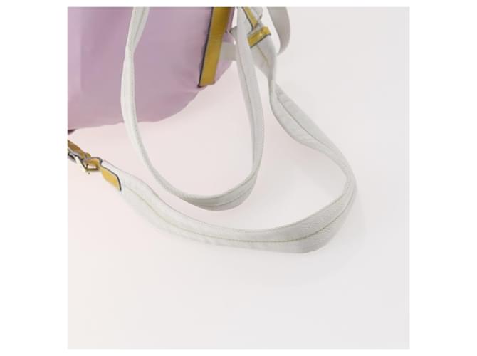 PRADA Backpack Nylon Pink Silver - vista 7