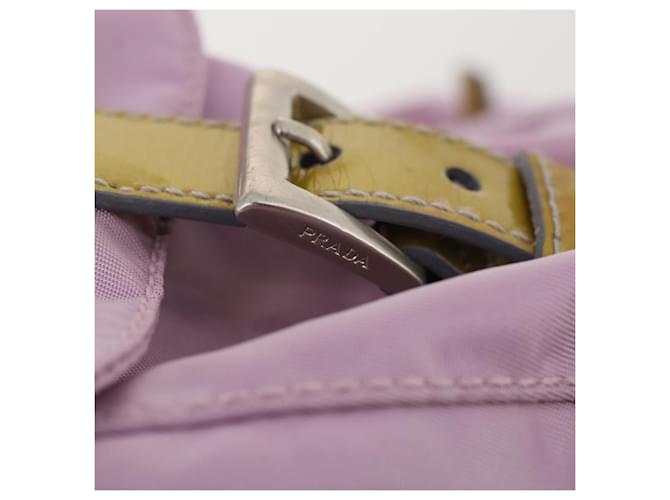 PRADA Backpack Nylon Pink Silver - vista 9