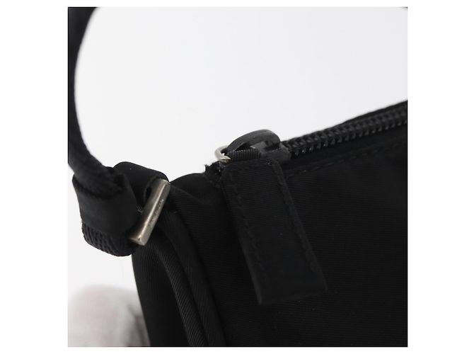 PRADA Accessory Pouch Nylon Black Silver - vista 10
