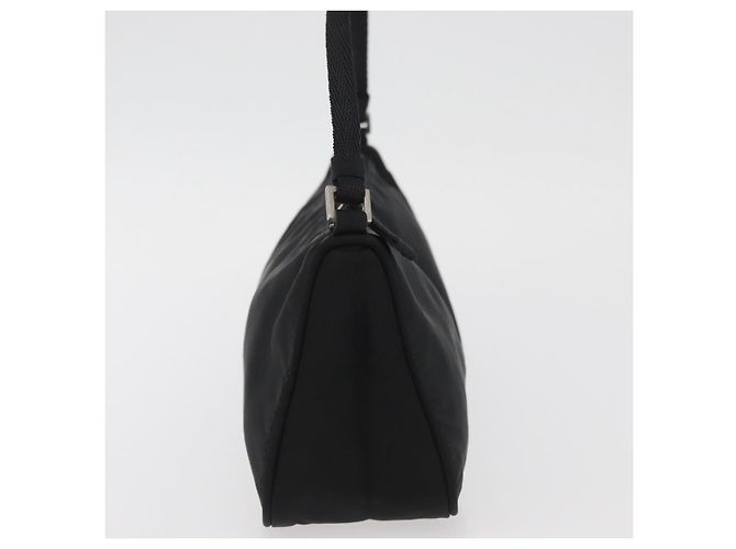 PRADA Accessory Pouch Nylon Black Silver - vista 4