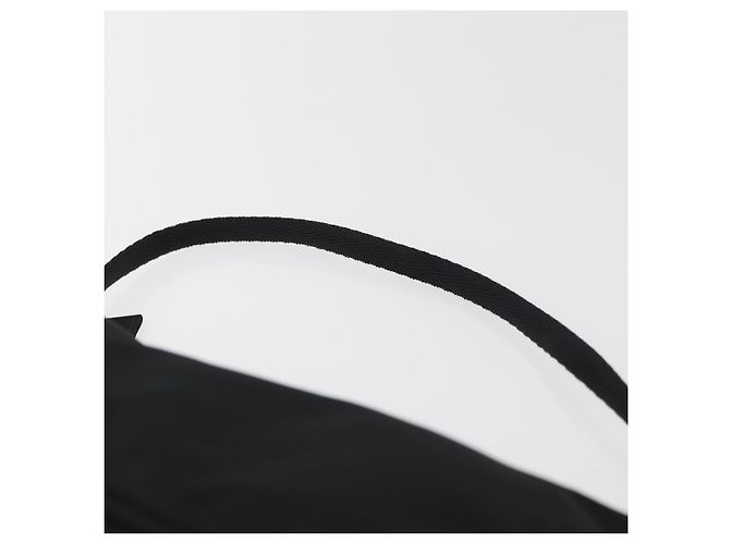 PRADA Accessory Pouch Nylon Black Silver - vista 8