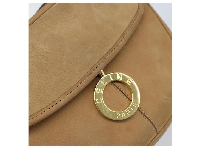 Céline CELINE Shoulder Bag Leather Beige Gold - vista 18