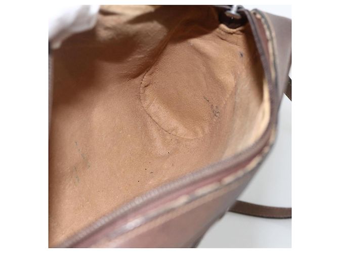 GUCCI GG Supreme Web Sherry Line Shoulder Bag PVC Beige Gold - vista 18