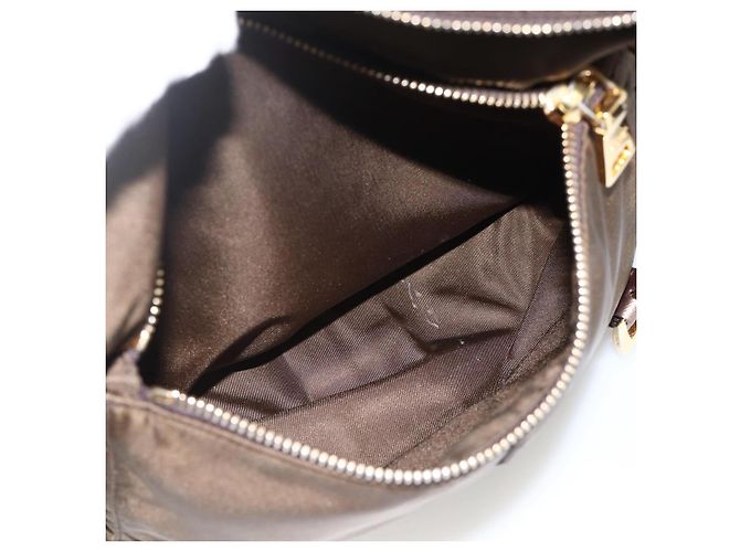 PRADA Shoulder Bag Nylon Khaki Gold - vista 28
