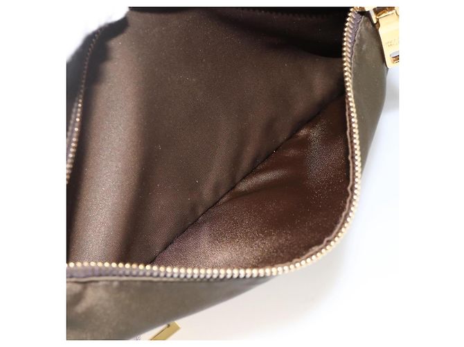 PRADA Shoulder Bag Nylon Khaki Gold - vista 29