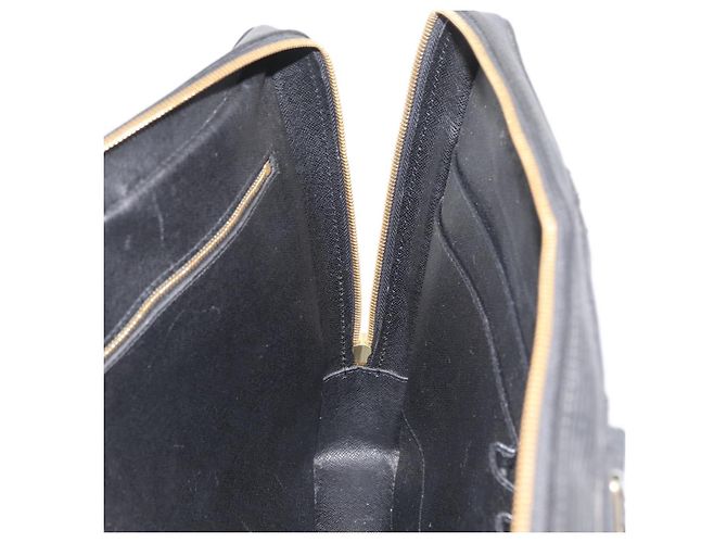 LOUIS VUITTON Epi Porte Documents Voyage Business Bag Black M40321 - vista 19
