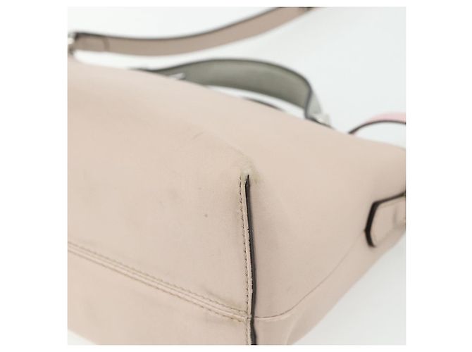 FENDI By The Way Shoulder Bag Leather 2way Beige Silver - vista 17