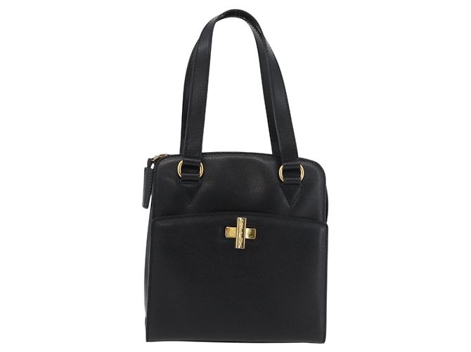 Céline CELINE Hand Bag Leather Black Gold - vista 13