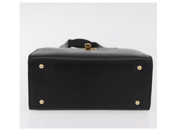 Céline CELINE Hand Bag Leather Black Gold - vista 5