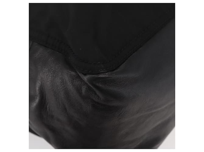 PRADA Hand Bag Nylon Black Silver - vista 14