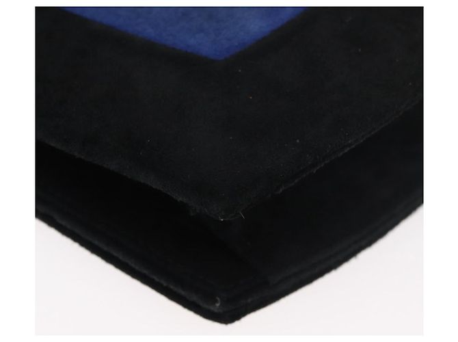 SAINT LAURENT Shoulder Bag Suede Black Gold Silver - vista 15