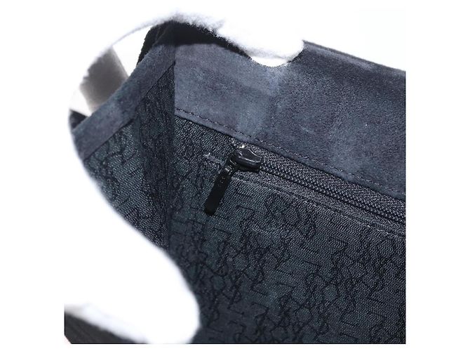 SAINT LAURENT Shoulder Bag Suede Black Gold Silver - vista 20