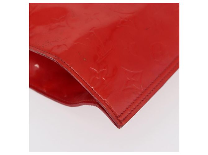 LOUIS VUITTON Monogram Vernis Stanton Tote Bag Red M91078 LV - vista 12