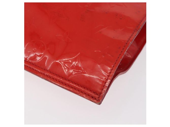 LOUIS VUITTON Monogram Vernis Stanton Tote Bag Red M91078 LV - vista 13