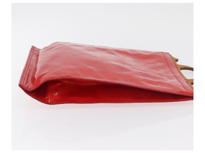 LOUIS VUITTON Monogram Vernis Stanton Tote Bag Red M91078 LV - vista 4