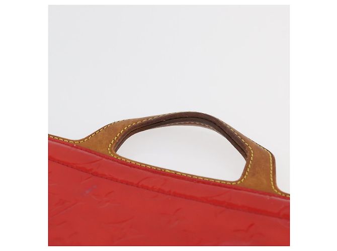 LOUIS VUITTON Monogram Vernis Stanton Tote Bag Red M91078 LV - vista 8