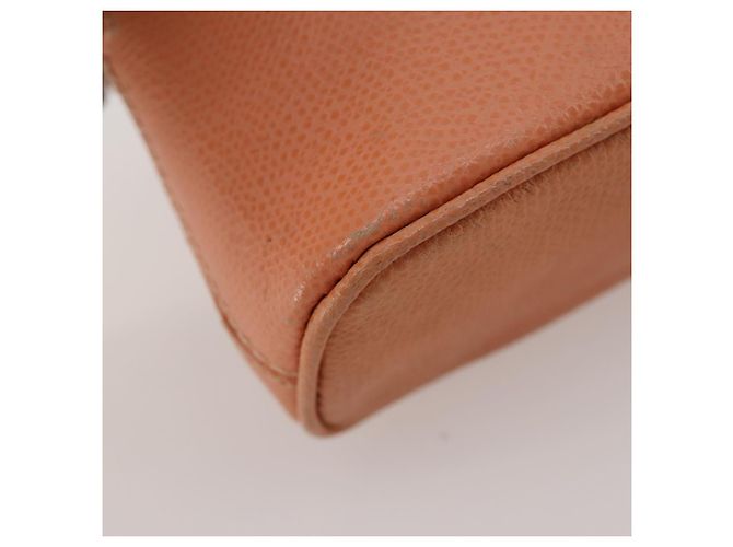 Céline CELINE Chain Shoulder Bag Leather Orange Gold - vista 10