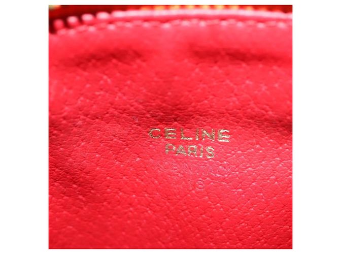Céline CELINE Chain Shoulder Bag Leather Orange Gold - vista 20