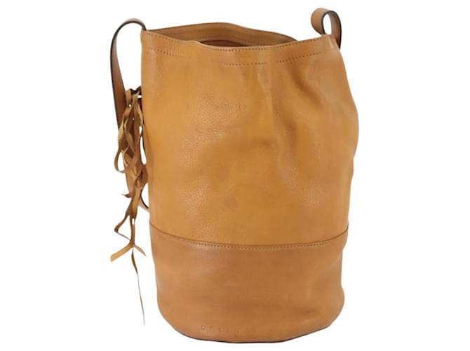 Céline CELINE Shoulder Bag Leather Beige - vista 13