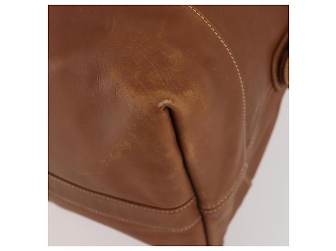 Coach Boston Tasche Leder 2way Braun Gold - Ansicht 10