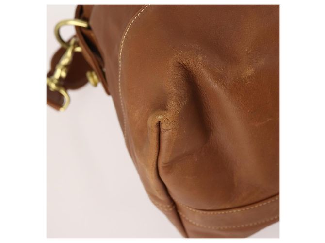 Coach Boston Tasche Leder 2way Braun Gold - Ansicht 16