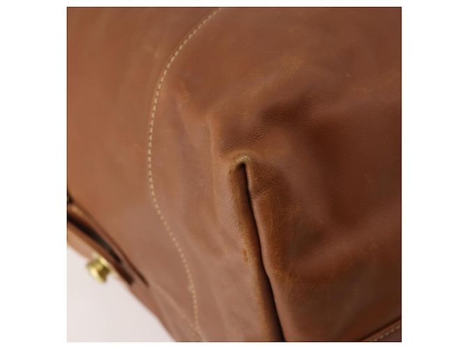 Coach Boston Tasche Leder 2way Braun Gold - Ansicht 18