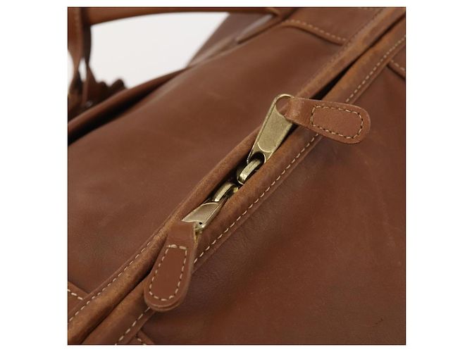 Coach Boston Tasche Leder 2way Braun Gold - Ansicht 20