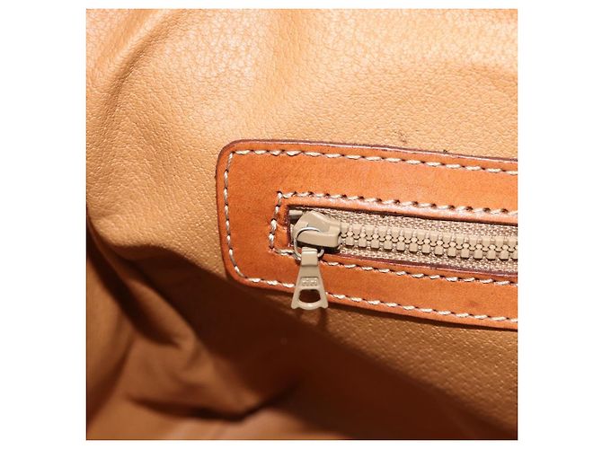 Céline CELINE Macadam Canvas Hand Bag PVC 2way Beige Gold - vista 22