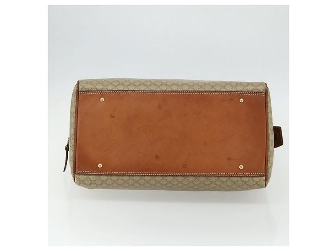 Céline CELINE Macadam Canvas Hand Bag PVC 2way Beige Gold - vista 5