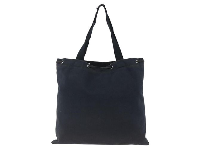 SAINT LAURENT Kahala Tote Bag Canvas Navy - vista 2