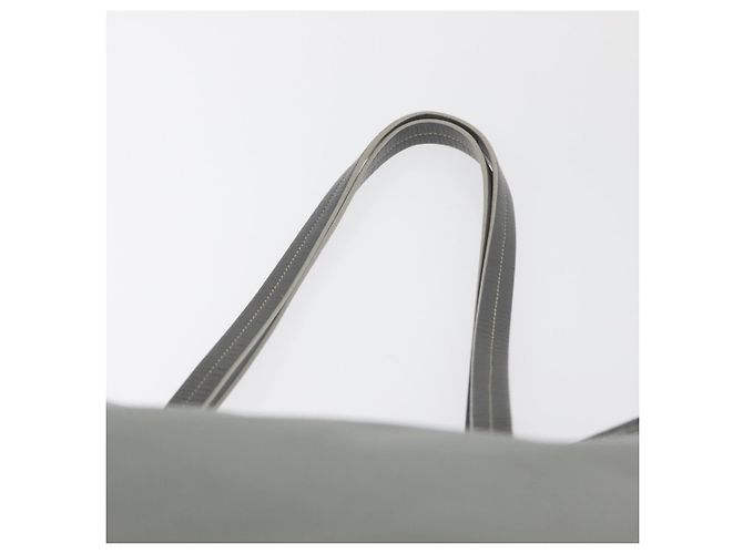 PRADA Tote Bag Nylon Gray Gold - vista 8