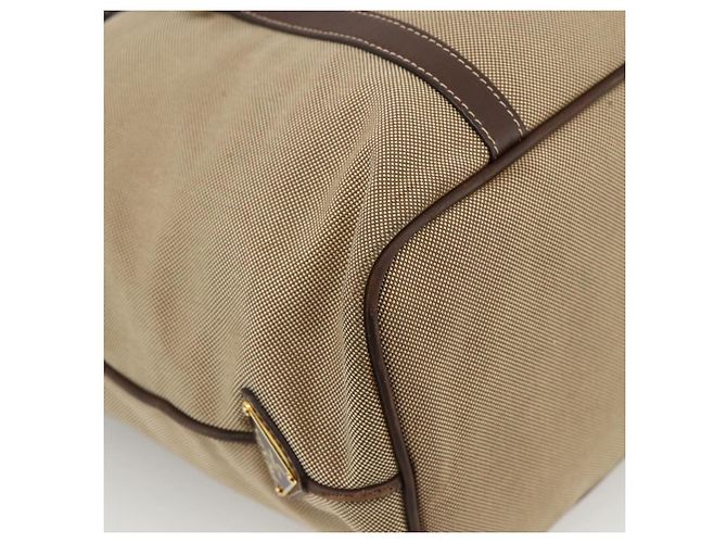 PRADA Tote Bag Canvas Beige Gold - vista 15