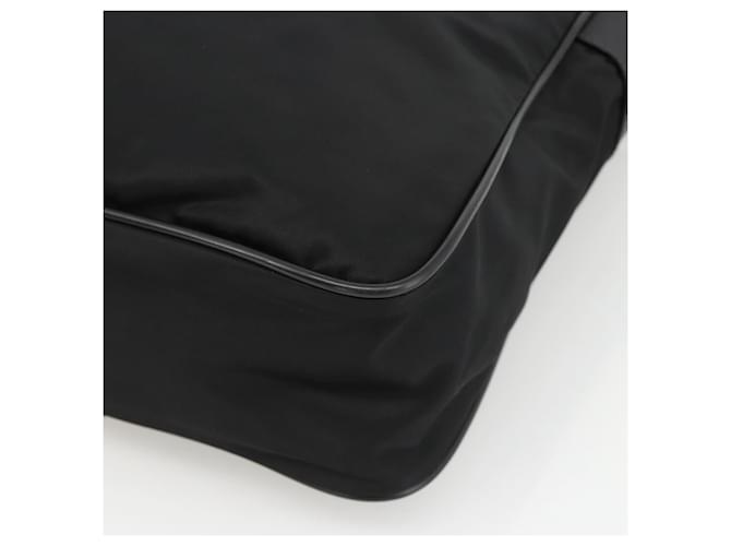 PRADA Shoulder Bag Nylon Black Silver - vista 15