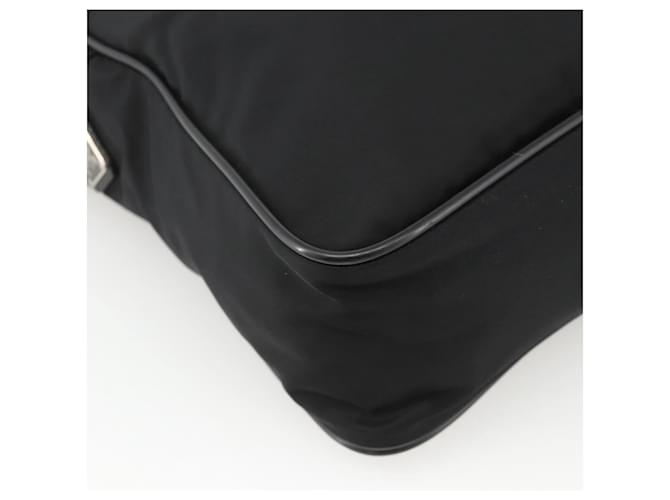 PRADA Shoulder Bag Nylon Black Silver - vista 16