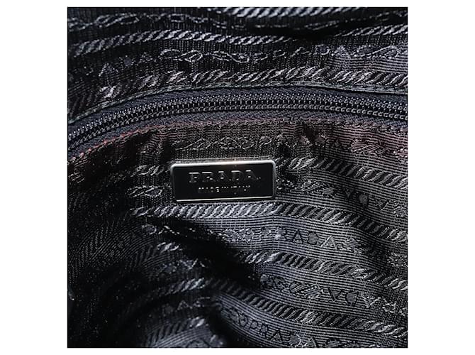 PRADA Shoulder Bag Nylon Black Silver - vista 20