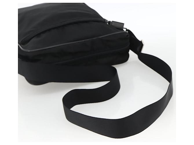 PRADA Shoulder Bag Nylon Black Silver - vista 7